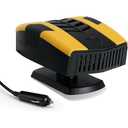 Pycoal Car Heater, 12V Portable Heater for Car Fast Heating Defogging & Defrosting, 2In1 Heating & Natural Wind Car Defroster, 360° Rotary Portable Car Heater with Automatic Poweroff Protection
