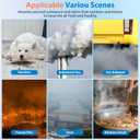 4 Pack 240 Replacement Filter Compatible with Puro 240 Air Puri-fier, 3-in-1 True HEPA 14 Filter Replacement Fit for 240 Air Puri-fier, Grade True HP-14 with Activated Carbon