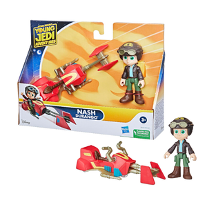 STAR WARS: Young Jedi Adventures Nash Durango Figure & Speeder Bike, 4-Inch Scale Action Figures & Vehicles, Toys, Preschool Toys for 3 Year Old Boys & Girls