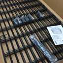 Amazon Basics Foldable Octagonal Metal Exercise Dog Playpen, Indoor/Outdoor, No Door, 8 Panels, 24 x 48 Inches, Rust-Resistant, X-Large, Black