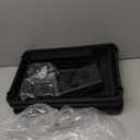 Sorgion 3 Tier Rolling Cart Organizer, Laundry Room Bathroom Organizers and Storage Office Shelves Mobile Shelving Unit Kitchen Trolley Cart with Wheels for Art, Craft, Diaper, Bedside, Snack(Black)