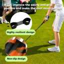 2 x Golf Grip Trainer - Correct Posture Golf Swing Trainer Auxiliary Tool, Grip Trainer Golf Is Suitable For Indoor And Outdoor Grip Swing Practice.