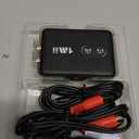 1Mii RCA Bluetooth 5.3 Adapter for TV, 3.5mm AUX Bluetooth Transmitter Receiver for 2 AirPods or Headphones, Home Stereo, Speakers, Projector, Treadmills, PC, with Volume Control, aptX Low Latency