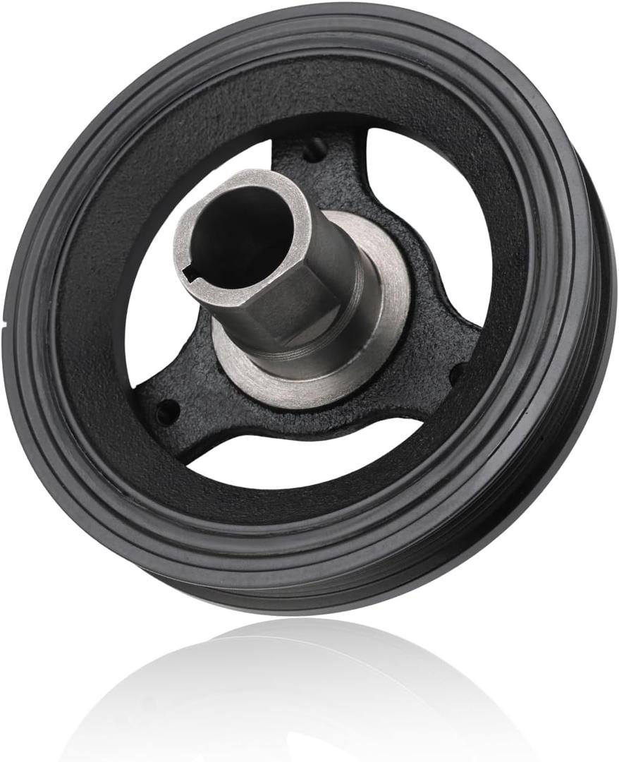 JDMON Harmonic Balancer Crankshaft Pulley Replaces 594-309 Compatible with Buick Chevy GMC Oldsmobile Pontiac Saturn LaCrosse Regal Verano Cobalt Malibu Equinox Captiva Sport HHR Terrain G6 2001-2017