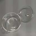 Clear Glass Safe Borosilicate Pans Simmer Pot for Stove, Potpourri Cooking Saucepan with Cover, for Soup, Milk, Baby Food,Fruit and Spices 1.5L/ 50 FL OZ,Saucepan Pots for Stove Top Small Soup Pan