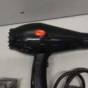 JOHN Professional Hair Blow Dryer, Fast Drying Powerful 2200W, Ionic for No Damage to Hair, Blast Turbo 6900, Black