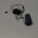 Cardo PACKTALK Edge Motorcycle Bluetooth Communication System Headset Intercom - Single Pack, Black