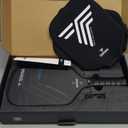 TENVINA Pickleball Paddles, Multi-Layer T700SC Textured Carbon Fiber Pickleball Paddle, 4-Types of Thicknesses and Shapes, USAPA Approved Pickle Ball Paddle, Strong Power and Spin Surface (2-Pack of Carbon-Elongated-16MM)