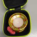 MAGICYOYO V11 FINGEROTA Professional Finger Spin Yoyo - Dual Purpose Trick Yoyo Responsive &Unresponsive Yo Yo for All Levels +Yo Yo Glove + 12 Replacement Strings +Storage Case (Golden Red)