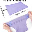 Neck Gaiters for Men Women, Winter Neck Warmer Windproof Face Mask Scarf for Cold Weather Outdoor Sports (Purple+printed Purple)