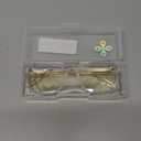 VISOONE TR90 Square Blue Light Blocking Glasses Fashion Computer Eyewear for Women and Men RANDI (Clear)