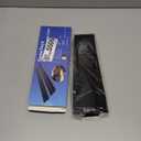 Silicone Stove Counter Gap Cover (2 Pack, 25in, Black), Non-Adhesive Heat Resistant Kitchen Stove Gap Filler, Easy Clean Silicone Gap Guard Seals Spills Between Counter & Stove