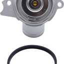 Engine Coolant Thermostat Housing Assembly Compatible with M-ercedes-Benz C240 C280 C320 CL500 E320 E430 E500