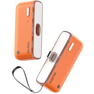 llano S850 Upgraded Type-C Wireless HDMI Transmitter and Receiver, 50M, Ultra 4K Decode Input 1080P@60Hz Output, Plug&Play 5G+2.4G and Audio for Phone/Tablet/Laptop/PC to Monitor/Projector/TV (Orange)