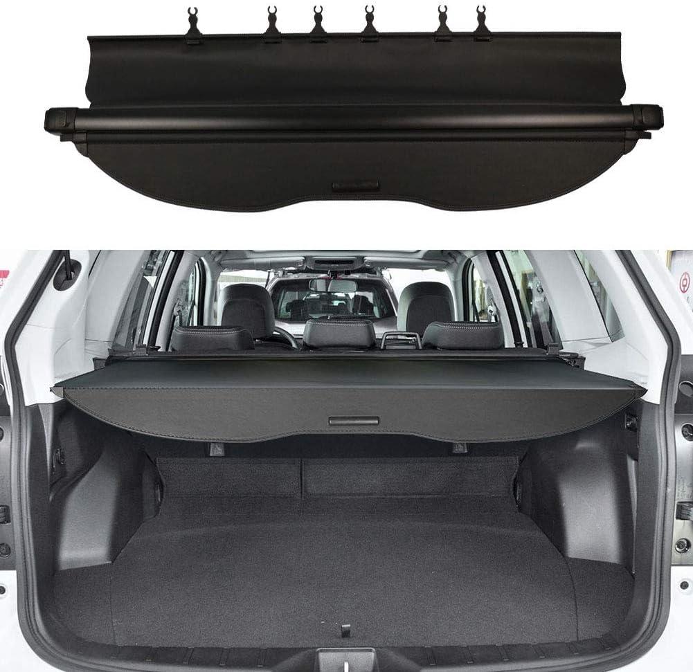 Cargo Cover for Subaru Forester Accessories 2014-2016 2017 2018 with Back Curtain Rear Trunk Shade Cover (Manual Tailgate) (Not fits for Power Rear gate)