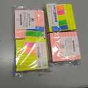2 x Lined Sticky Notes 3x3 Pack of 8, Bright Colored Super Self Sticky Pads - 60 Sheets/Pad - Easy to Post for School, Office Supplies, Desk Accessories