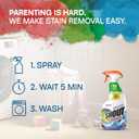 SHOUT Advanced Laundry Stain Remover Gel for Clothes Laundry, Breaks Down Stubborn, Dried-in, and Tough Stains, 22oz Spray, Pack of 3