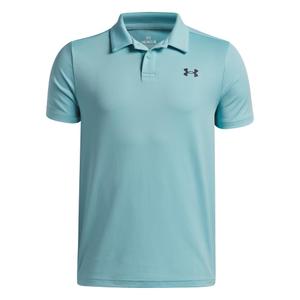 Under Armour Boys' Matchplay Golf Polo, (425) Blue Haze / / Midnight Navy, X-Small