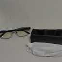 Missfive 2 Pack Mens Quality Progressive Multifocus Reading Glasses Blue Light Blocking, Man Spring Hinge No-Line Multifocal Readers Half Frame Metal Eyewear,Workspace For Near Range, +3.5x