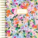 Day Designer Mini Lined Notebook, Blurred Spring Cover | 6.625 x 8.3" | Features wire binding, reinforced corners, sturdy hard cover and interior pocket, perfect for planning, note-taking, and everyday use (6.625 x 8.3 x 1", Blurred Spring)