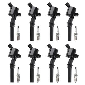 Set of 8 Ignition Coil DG508 & SP479 Spark Plug for Ford F150 F250 F350 E150 E250 E350 Expedition Mustang Lincoln Mercury Explorer 4.6L 5.4L,Replaces#DG491 FD503 DG457 DG472 1L2U12029AA C1454 C1417