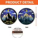 Wolf Lovers Ornament Christmas 2025, Woodland Wild Animal Ornaments for Christmas Tree, Wolf Wooden & Acrylic Ornament Decorations, Gifts for Animal Lovers, Girls, Women, Just a Girl Who Loves Wolves