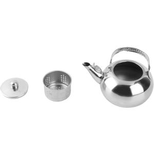 Teapot For Stovetop, Stainless Steel Teapot For Stovetop With Infuser Hot Water Fast to Boil, Heat Resistant For Stovetop (Silver)