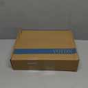 VOTON Bathroom Faucets Brushed Nickel Waterfall Bathroom Sink Faucet Modern Single Handle Bathroom Faucet for 1 or 3 Holes with Deck Plate