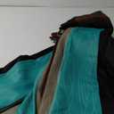 Estelar Textiler Teal and Brown Ombre Blackout Curtains 72 Inches Length for Bedroom, Thermal Insulated Full Light Blocking Grommet Gradient Blackout Drapes for Living Room, 52Wx72L, 2 Panels