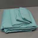 Utopia Bedding Duvet Cover King Size - 3 Piece with Zipper Closure - 1 Comforter Cover 104X90 Inches & 2 Pillow Shams 20X36 Inches (Spa Blue) Comforter Not Included