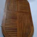 Christopher Knight Home Baia Outdoor 70" Oval Acacia Wood Dining Table, Teak