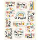 7 x We Belong Motivators Shape Stickers, Pack of 72