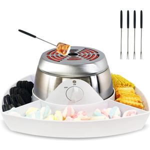 Smores Maker Tabletop Indoor Kit Smores Kit Indoor Smore Maker Tabletop Smores Maker Flameless Electric S'mores Maker Marshmallow Roaster, Movie Night Supplies Housewarming Christmas Gifts 120V 345W