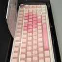 YUNZII B75 PRO Wireless Mechanical Keyboard,75% Layout with Knob,Hot Swap Gasket Custom Structure,Creamy Pre-lubed Switches,RGB Backlit,Bluetooth/Type-C/2.4G for Win/Mac(Milk Switch,Pink)