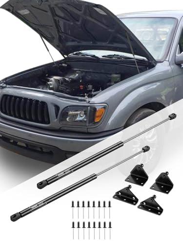 Vepagoo Front Hood Struts Shocks for Toyota Tacoma 2005-2015, Gas Dampers Springs Kit with Brackets Engine Cover Replacement Parts(Drilling is Required)