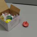 Aoriher Wood Spinning Tops for Kids, Colorful Wooden Gyroscopes Toy, Educational Kindergarten Toys, Rainbow Spin Tops for Games Party Favors Birthday Gifts(12 Pieces)