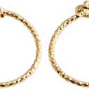 Silver, Gold Filled Huggie Hoop Earrings for Women Tiny Thin Hypoallergenic Snap Hoop Earring (15mm | 20 GA, 14K Gold Filled | Sparkle Wire)