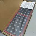 Aluminum Alloy Car Rear Door Window Decals Glass Cover Trim Panel Compatible with Jeep Wrangler JL & Unlimited 4-Door 2018-2024 & Gladiator JT (Black)