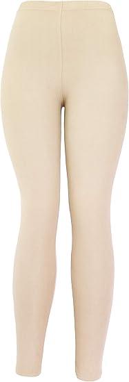 KMystic Ultra Soft Solid Brushed Basic Full Regular/Plus Leggings (One Size)