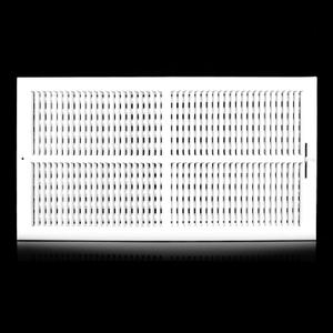24x12 Vent Register [Duct Opening], Vent Covers for Home Ceiling, Two-Way Ventilation Register, Adjustable Solid Steel Wall Register Vent Cover (24"W x12"H [Duct Opening])