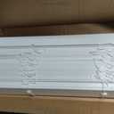 LazBlinds Cordless Faux Wood Blinds, 45" W x 72" H, White