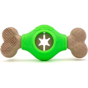 GURU Pet: Adjust-A-Chew - Medium - Dog Toy, Holds Various Shaped Treats & Bones, Bacon-Flavored Textured Ends, Durable Bone-Shaped, Interactive Play