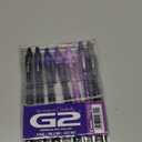 Pilot G2 Premium Gel Roller Pens, Fine Point Gel Pens, Boost Purple Pack, The Colors of Creativity, 7_Pack Pouch, 0.7 mm, Assorted - Ideal for School, Journaling, & Office Writing