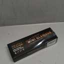 1 Inch Mini Travel Curling Iron, 100-240V Travel Dual Voltage Curling Iron for Short Hair with 5 Heat Settings, Small Curling Wand with Temperature Memories and Lock, Rose Gold