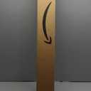 SmartSign U-Channel Sign Post, Medium Weight | 4' Tall Baked Enamel Steel Post