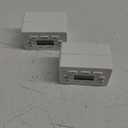 UltraPro 24hr Digital Bar Outlet Timer - 1-Polarized, 2 Programmable ON/OFF Cycles, 125VAC Light Timer, White, 2 Pack