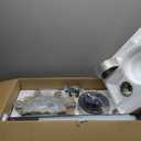 72 Inch Ceiling Fan with Light, Brushed Nickel Modern Ceiling Fan with large LED Panel, Quiet Reversible DC Motor, 6-Speeds, 3CCT, Indoor/Outdoor Ceiling Fans for Living Room, Garage, Bedroom