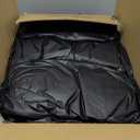 Enjoyidea Vinyl Tablecloth with Flannel Backing-6 Pack Black 60x120 Inch Outdoor Waterproof Plastic Table Cloth-Wipeable Heavy Duty Oilcloth Rectangle 8 Foot Protector for Picnic Party Camping Dining