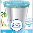 Glad Small Trash Bags 4 Gallon, Febreze Beachside Breeze Garbage Bags, Odor Resistant with Drawstring, 34 Count