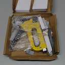 Upholstery Staple Gun Heavy Duty, YEAHOME 4-in-1 Stapler Gun with 4000 Staples, Manual Brad Nailer Power Adjustment Stapler Gun for Wood, Crafts, Carpentry, Decoration DIY